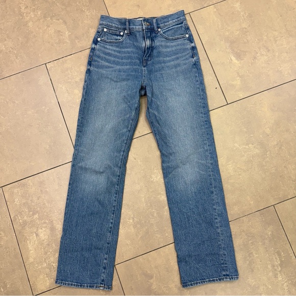Madewell Women's The '90s High Waist Straight Leg Jeans Size 25 - Picture 2 of 6